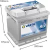 Varta Dynamic SLI 12V 52Ah 470A Jobb+ autó akkumulátor (C22)-552400