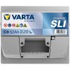 Varta Dynamic SLI 12V 52Ah 520A Jobb+ autó akkumulátor (C6)-552401