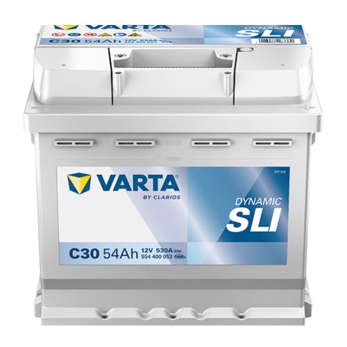 Varta Dynamic SLI 12V 54Ah 530A Jobb+ autó akkumulátor (C30)-554400