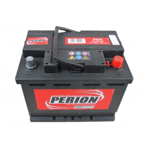 Perion 12V 56ah 480A jobb+ autó akkumulátor