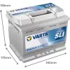 Varta Dynamic SLI 12V 56Ah 480A Jobb+ autó akkumulátor (C14)-556400