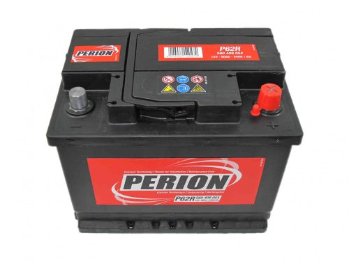 Perion 12V 60ah 540A jobb+ autó akkumulátor