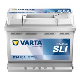   Varta Dynamic SLI 12V 60Ah 540A Jobb+ autó akkumulátor (D24)-560408