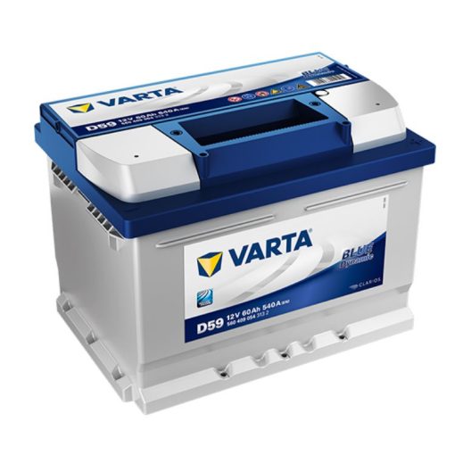 Varta Blue Dynamic 12V 60Ah 540A Jobb+ autó akkumulátor (D59) - 560409