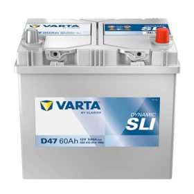   Varta Dynamic SLI 12V 60Ah 540A Jobb+ ázsia autó akkumulátor (D47)-560410