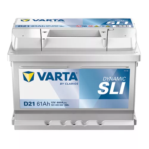 Varta Dynamic SLI 12V 61Ah 600A Jobb+ autó akkumulátor (D21)-561400