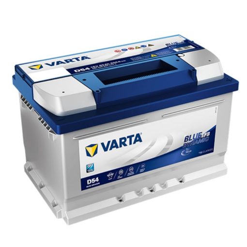 Varta Blue Dynamic EFB 12V 65Ah 650A Jobb+ autó akkumulátor (D54) - 565500