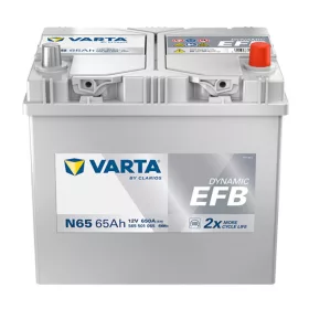   Varta Dynamic EFB 12V 65Ah 650A Jobb+ autó akkumulátor (N65)-565501