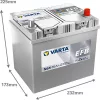 Varta Dynamic EFB 12V 65Ah 650A Jobb+ autó akkumulátor (N65)-565501