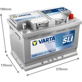   Varta Promotive SLI 12V 66Ah 510A Jobb+ teherautó akkumulátor (D33) - 566047
