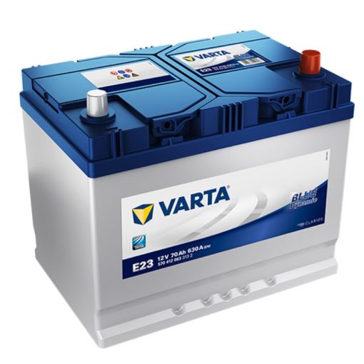 Varta Blue Dynamic 12V 70Ah 630A Jobb+ ázsiai autó akkumulátor (E23) - 570412