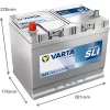 Varta Dynamic SLI 12V 70Ah 630A Bal+ ázsia autó akkumulátor (E24)-570413