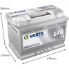 Varta Dynamic EFB 12V 70Ah 760A Jobb+ autó akkumulátor (N70)-570500