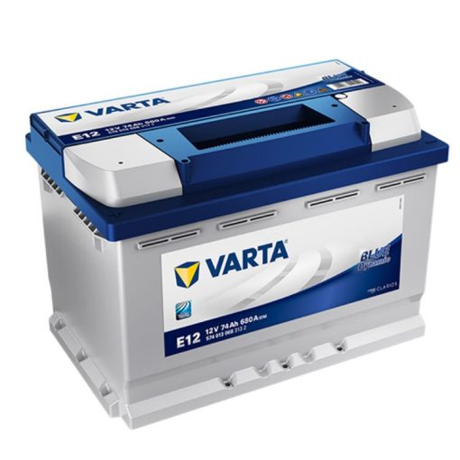 Varta Blue Dynamic 12V 74Ah 680A Bal+ autó akkumulátor (E12) - 574013