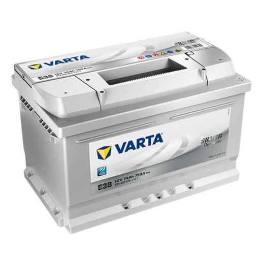 Varta Silver Dynamic 12V 74Ah 750A Jobb+ autó akkumulátor (E38) - 574402