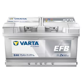   Varta Dynamic EFB 12V 75Ah 730A Jobb+ autó akkumulátor (E46)-575500
