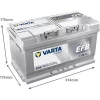 Varta Dynamic EFB 12V 75Ah 730A Jobb+ autó akkumulátor (E46)-575500