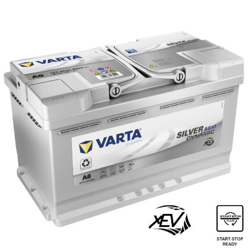 Varta Silver Dynamic AGM 80Ah 800A Jobb+ autó akkumulátor (F21) - 580901
