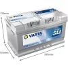 Varta Dynamic SLI 12V 85Ah 800A Jobb+ autó akkumulátor (F18)-585200
