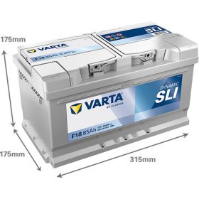   Varta Dynamic SLI 12V 85Ah 800A Jobb+ autó akkumulátor (F18)-585200
