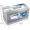 Varta Dynamic SLI 12V 90Ah 720A Jobb+ autó akkumulátor (F6)-590122