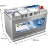 Varta Dynamic SLI 12V 95Ah 830A Jobb+ ázsia autó akkumulátor (G7)-595404