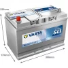 Varta Dynamic SLI 12V 95Ah 830A Bal+ ázsia autó akkumulátor (G8)-595405