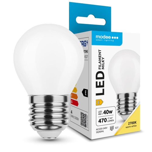 Modee G.Mini E27 G45 4W (40W) 2700K - meleg fehér kisgömb LED