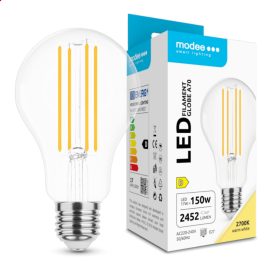   Modee LED Izzó Filament A70 17W (150W) E27 360° 2700K (2452 lumen)