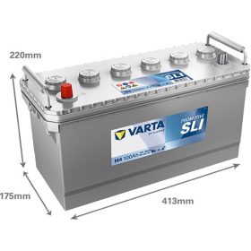   Varta Promotive SLI 12V 100Ah 600A Bal+ teherautó akkumulátor (H4) - 600035