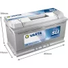 Varta Dynamic SLI 12V 100Ah 830A Jobb+ autó akkumulátor (H3)-600402