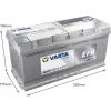 Varta Dynamic EFB 12V 105Ah 950A Jobb+ autó akkumulátor (N105)-605500