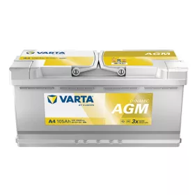   Varta Dynamic AGM 12V 105Ah 950A Jobb+ autó akkumulátor (A4) - 605901