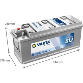   Varta Promotive SLI 12V 110Ah 760A Bal+ teherautó akkumulátor (I2) - 610013