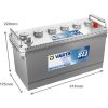 Varta Promotive SLI 12V 110Ah 850A Jobb+ teherautó akkumulátor (I6) - 610050