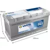 Varta Dynamic SLI 12V 110Ah 920A Jobb+ autó akkumulátor (I1)-610402