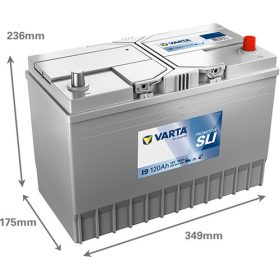   Varta Promotive SLI 12V 120Ah 780A Jobb+ teherautó akkumulátor (I9) - 620047