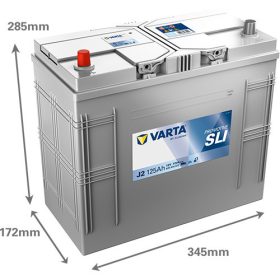   Varta Promotive SLI 12v 125Ah 720A Bal+ teherautó akkumulátor (J2)- 625014