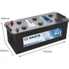 Varta Promotive SLI 12V 130Ah 680A Bal+ teherautó akkumulátor (J5) - 630014
