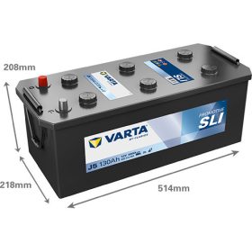   Varta Promotive SLI 12V 130Ah 680A Bal+ teherautó akkumulátor (J5) - 630014