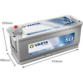   Varta Promotive SLI 12v 140Ah 800A Bal+ teherautó akkumulátor (C20) - 640400