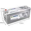 Varta Promotive EFB 12V 140Ah 800A Bal+ teherautó akkumulátor (A40) - 640500