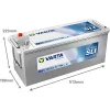 Varta Promotive SLI 12v 154Ah 1150A Bal+ teherautó akkumulátor (M11) - 654011