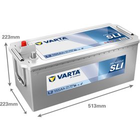   Varta Promotive SLI 12v 155Ah 900A Bal+ teherautó akkumulátor (L2)- 655013