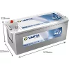 Varta Promotive SLI 12v 180Ah 1400A Bal+ teherautó akkumulátor (M12) - 680011