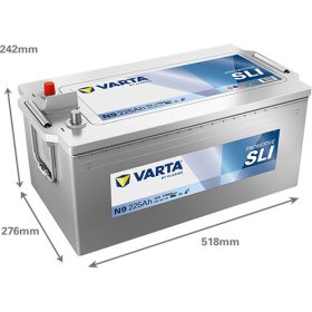   Varta Promotive SLI 12V 225Ah 1150A Bal+ teherautó akkumulátor (N9) - 725103