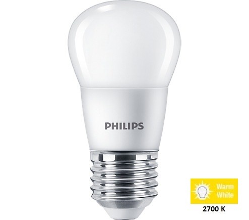 Philips E27 5W (40W) 2700K - meleg fehér LED