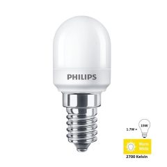   Philips Special E14 T25 1,7W (15W) 2700K meleg fehér 240° LED (#hűtőgép izzó)