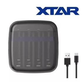   XTAR BC4 4 csatornás Li-ion/Ni-MH AA/AAA USB-s ceruza akkumulátor töltő