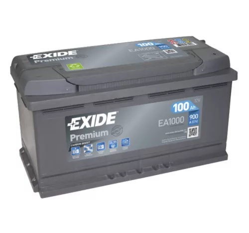 EXIDE Premium 12V 100Ah 900A jobb+ autó akkumulátor